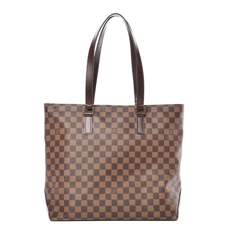 louis vuitton cabas mezzo damier ebene|Damier Ebene leather handbags.